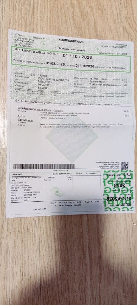 Mercedes-Benz 230 CE Coupé W124– LPG – 185 km – Projectwagen, foto 11
