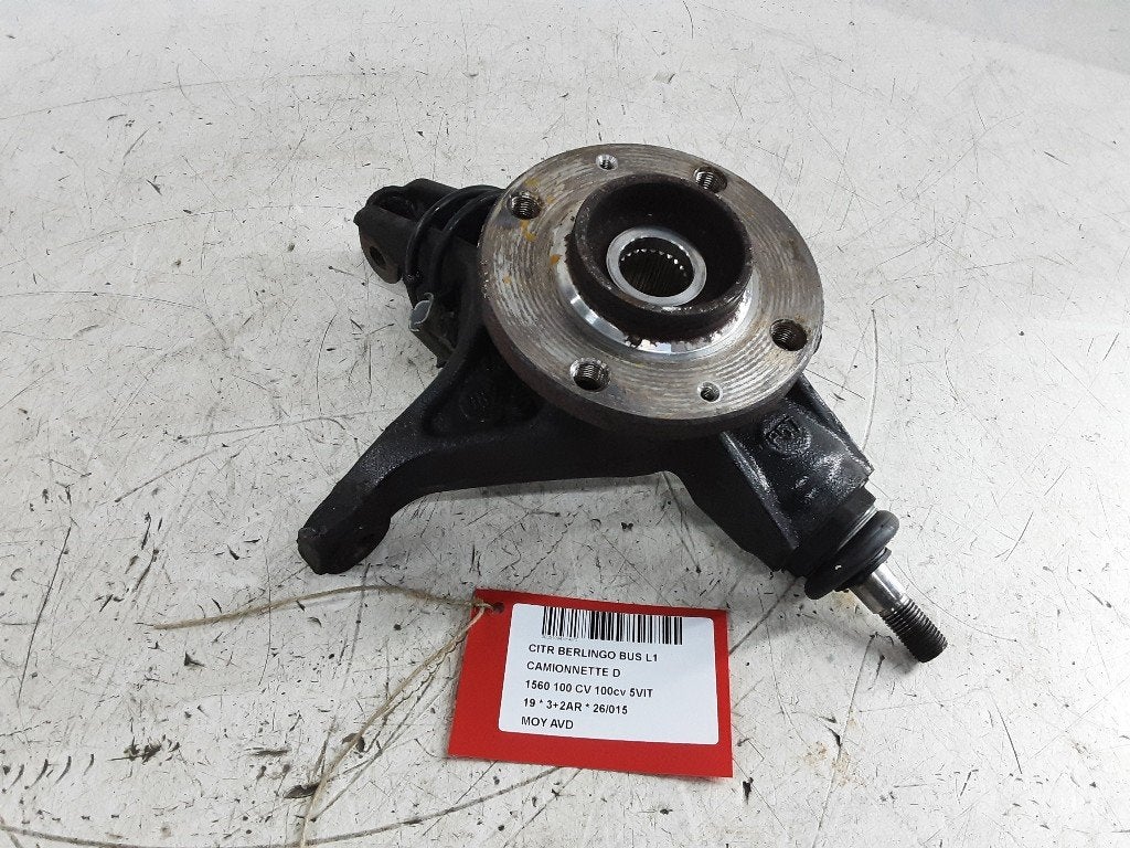 MOYEU DE ROUE AVANT DROIT Citroën Berlingo, Citroën, Mevr. I. Hauben, Utilisé, Rue de l'Espoir 34 34
4030  GRIVEGNÉE, BE