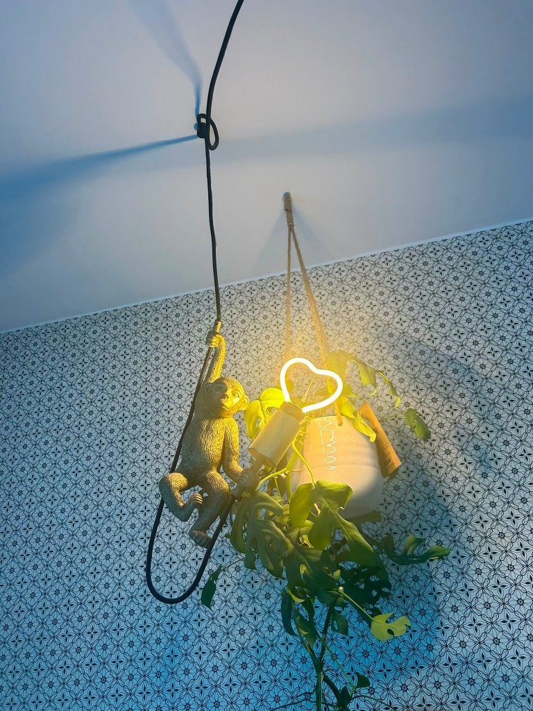 Lucide lamp aap, Huis en Inrichting, Ophalen of Verzenden, Zo goed als nieuw, E27 (groot)