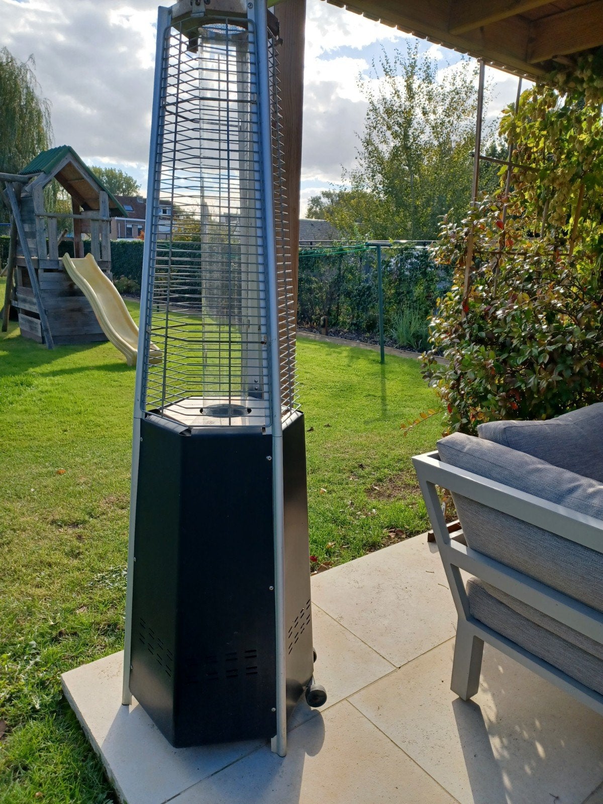 terrasverwarmer, Tuin en Terras, Ophalen, Gebruikt, Gas, Vloer