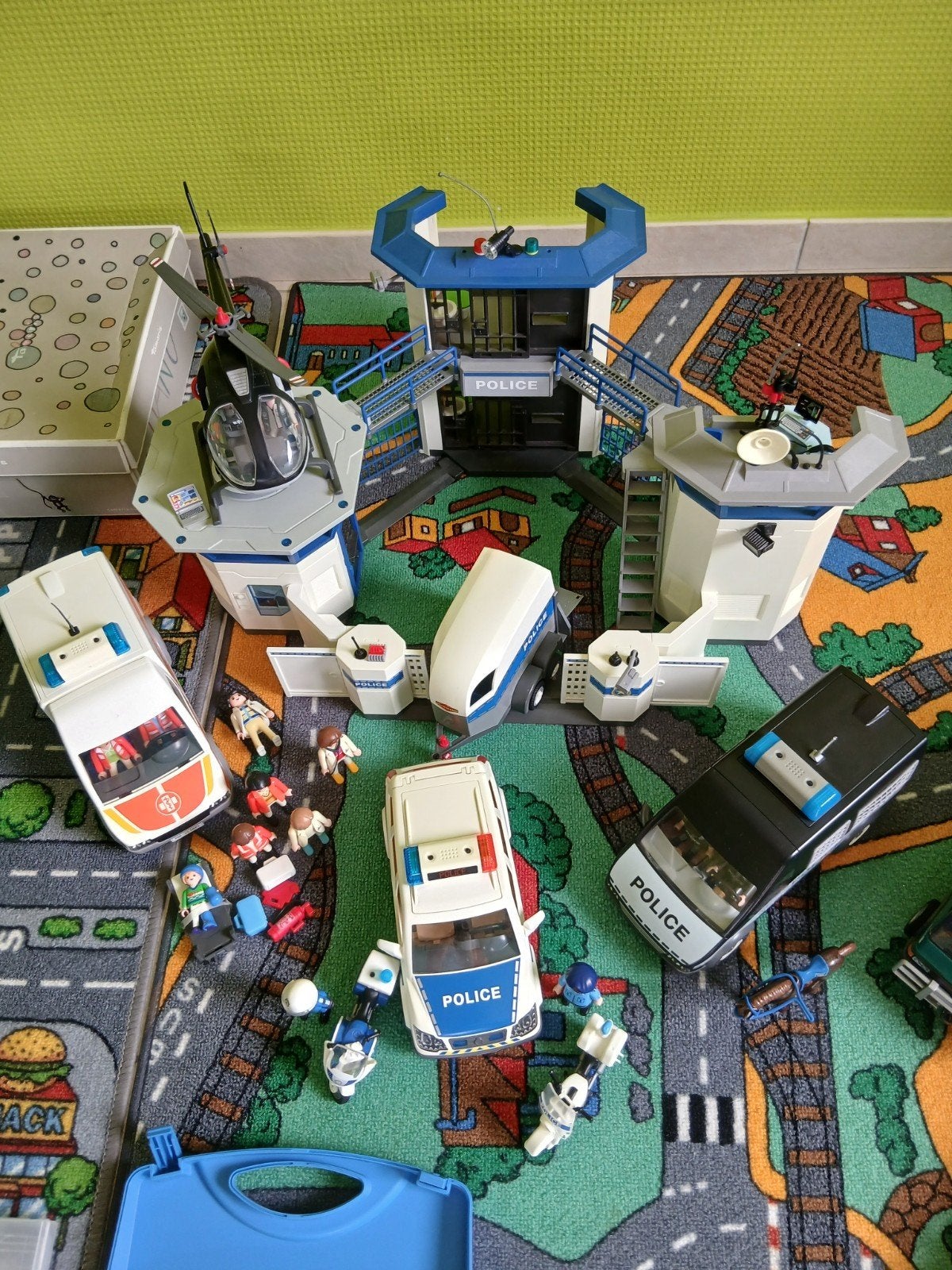 Playmobile Lot Politie & Ambulance, Kinderen en Baby's, Speelgoed | Bouwstenen, Ophalen, Zo goed als nieuw, Overige merken