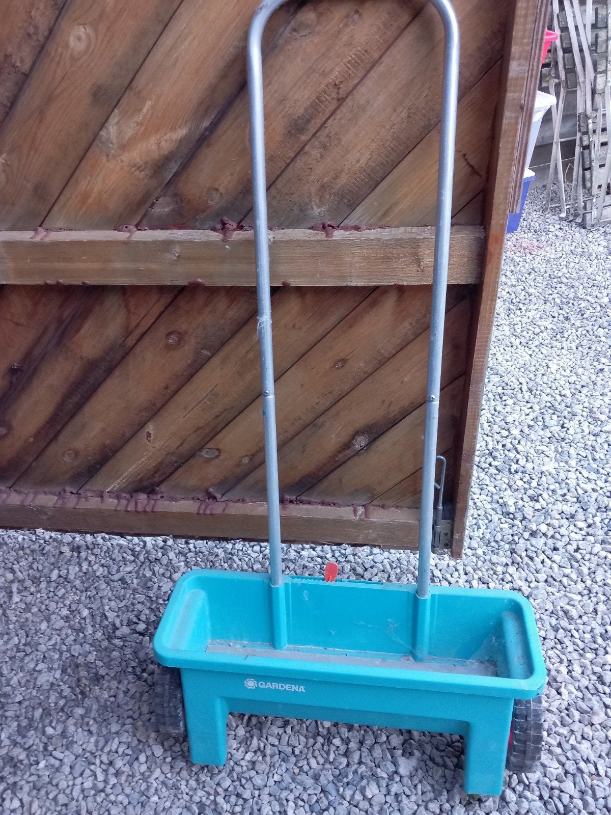 strooiwagen, Tuin en Terras, Ophalen