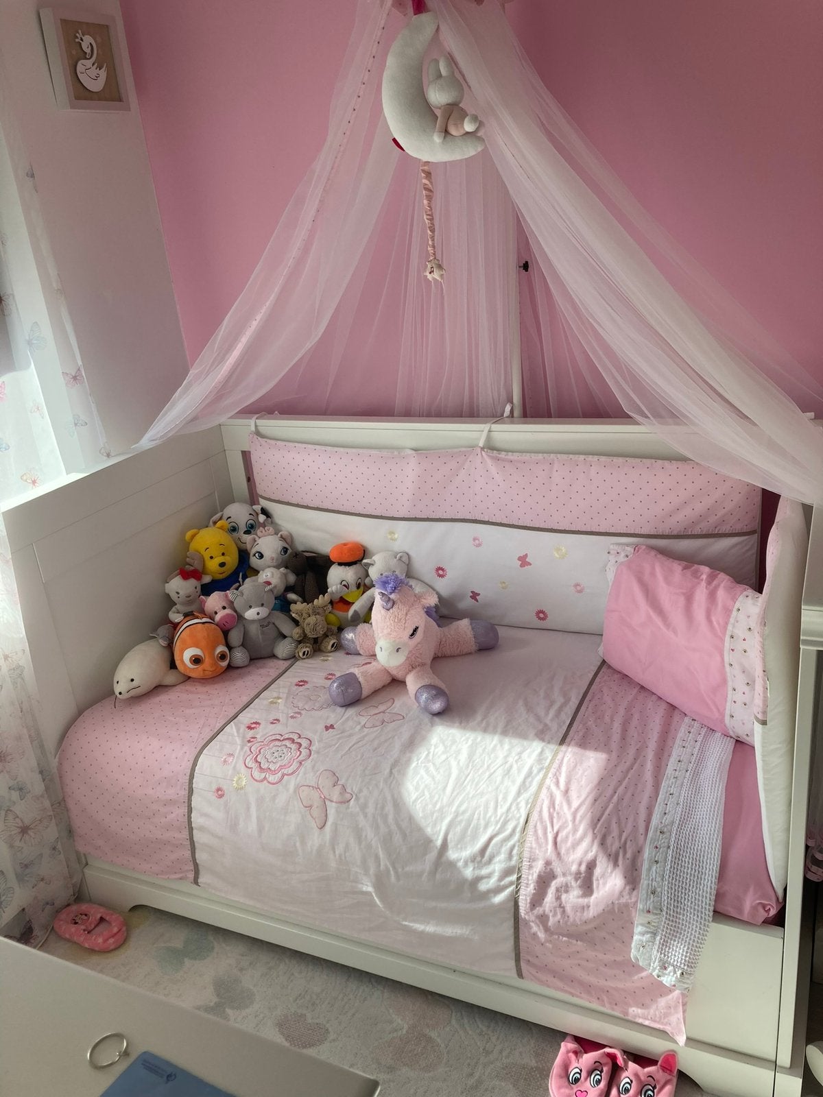 Babybedje 140x 70 cm, Kinderen en Baby's, 70 tot 85 cm, 140 tot 160 cm, Zo goed als nieuw, Ophalen