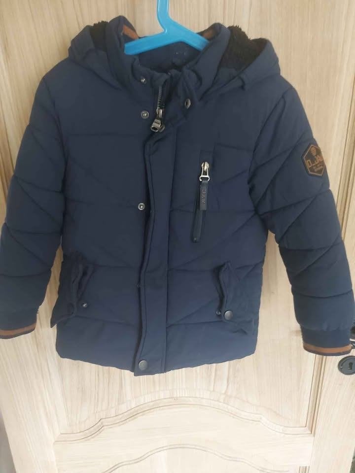 Kinder winterjas maat 110, Ophalen, Gebruikt, Jongen, Jas