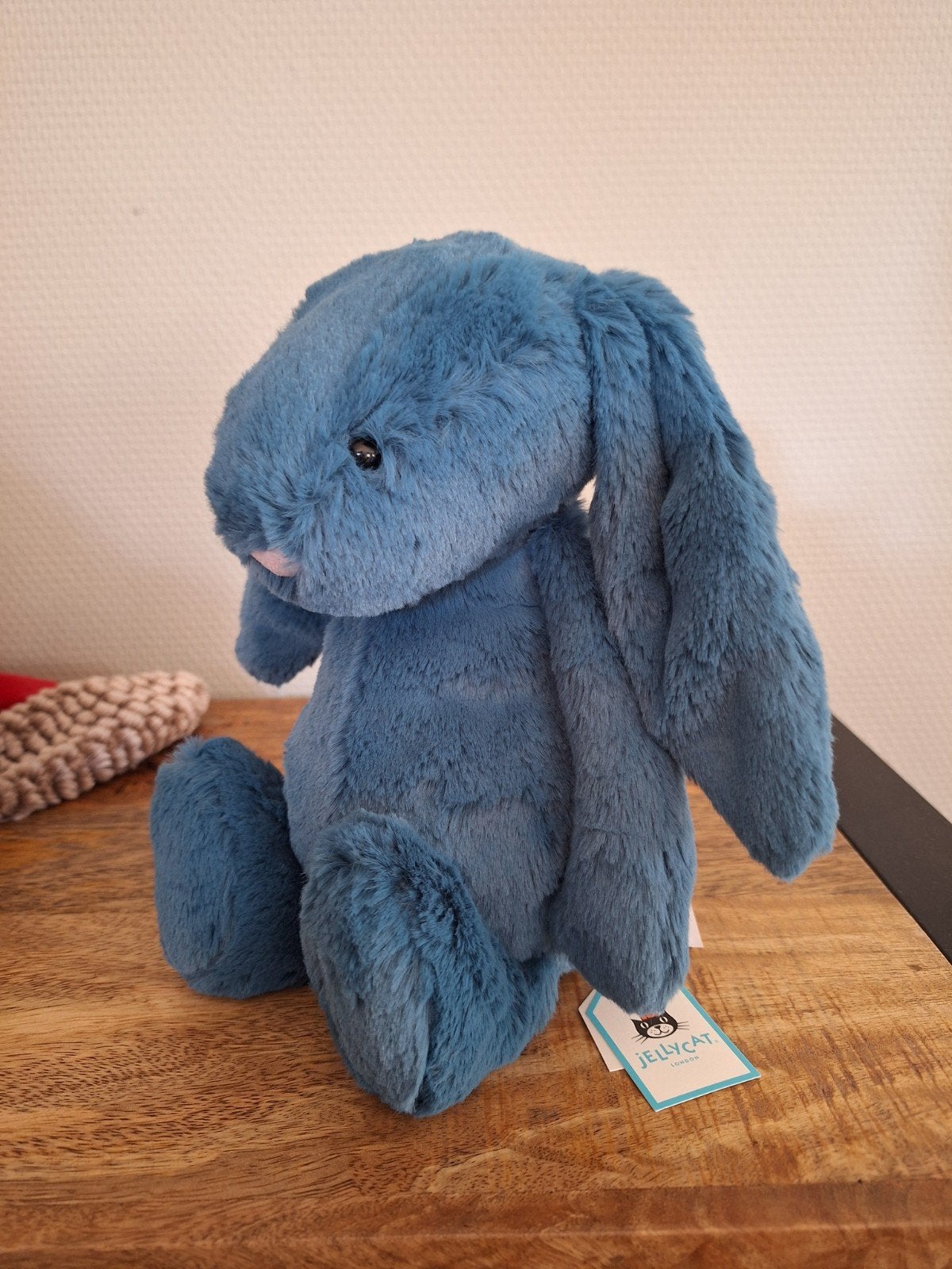 jellycat mineral blue bunny medium, Kinderen en Baby's, Ophalen of Verzenden, Met label, Jellycat