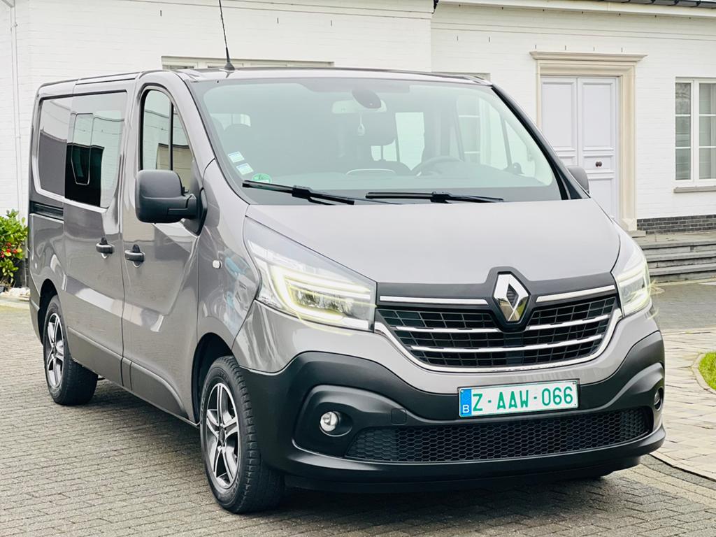 RENAULT TRAFIC 2.0i DCI * DUBBEL CABINE * 118.000 Km * NAVI, Auto's, Renault, Bedrijf, Te koop, Trafic, ABS, Achteruitrijcamera