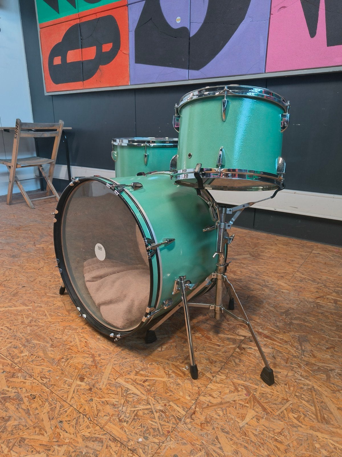 Drumstel te koop, Musique & Instruments, Batteries & Percussions, Enlèvement, Utilisé, Autres marques