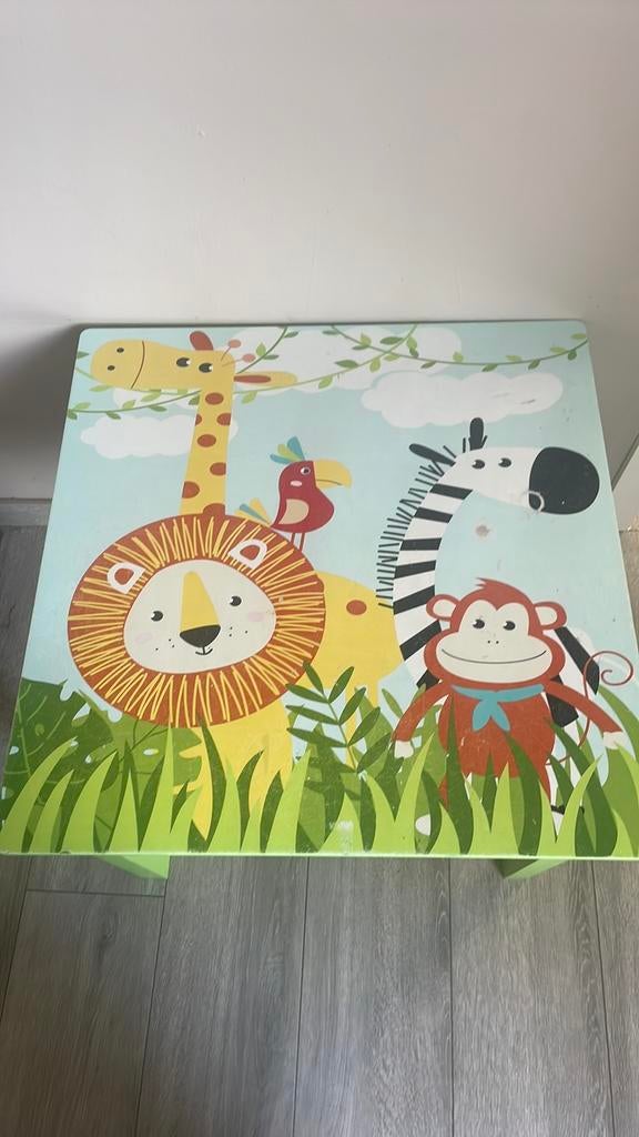 Kindertafel met stoeltjes, Kinderen en Baby's, Ophalen, Zo goed als nieuw