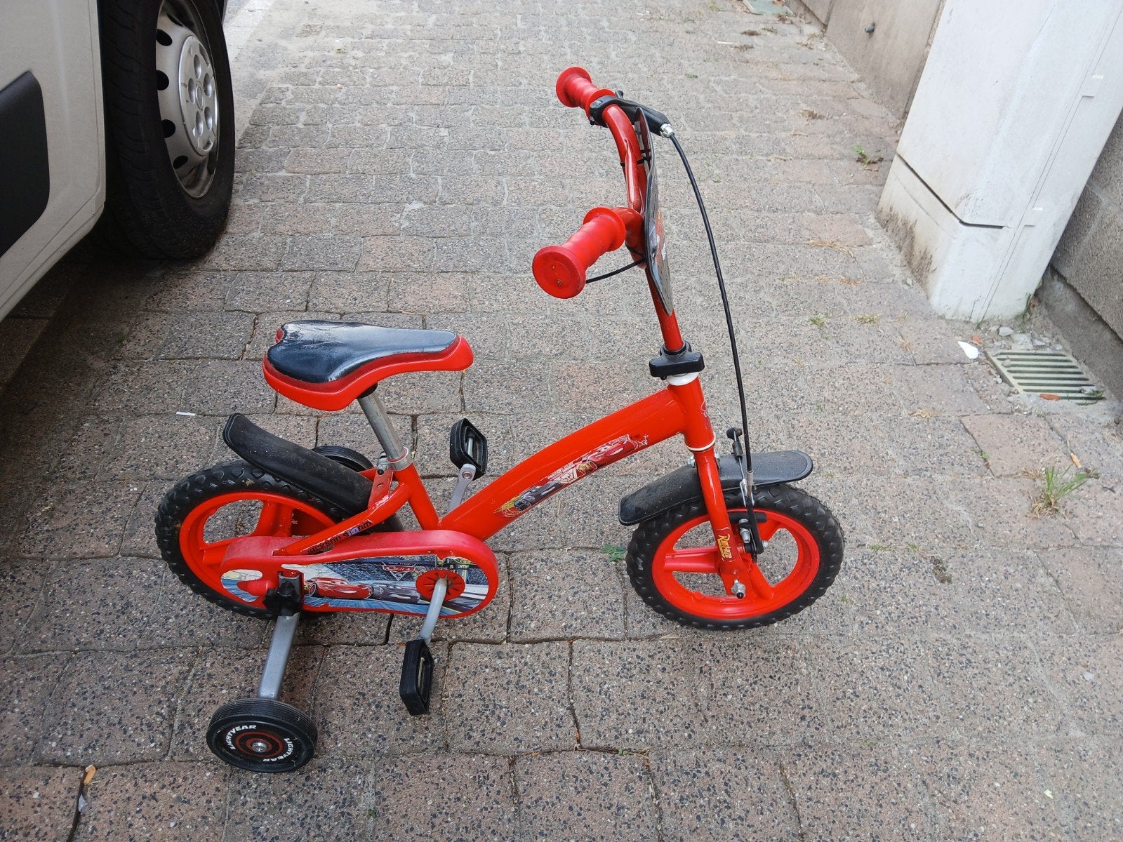 kinderfiets, Enlèvement