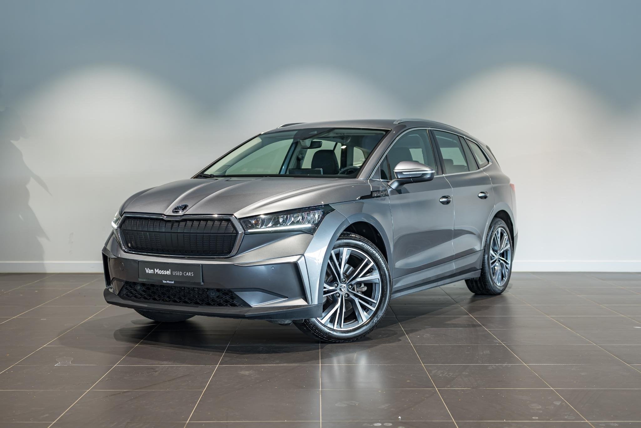 Skoda Enyaq iV 80 NAVI+LEDER+AUTO AIRCO+20 INCH SoH 98,7% |, Automaat, Gebruikt, 82 kWh, 534 km
