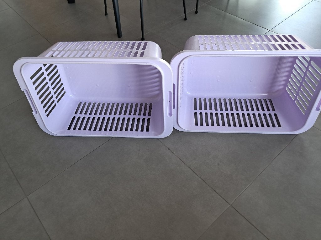 2 wasmanden, Ophalen, Zo goed als nieuw