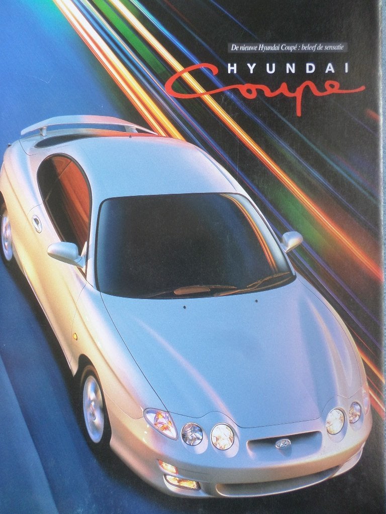Brochure Hyundai Coupé 99, Enlèvement ou Envoi