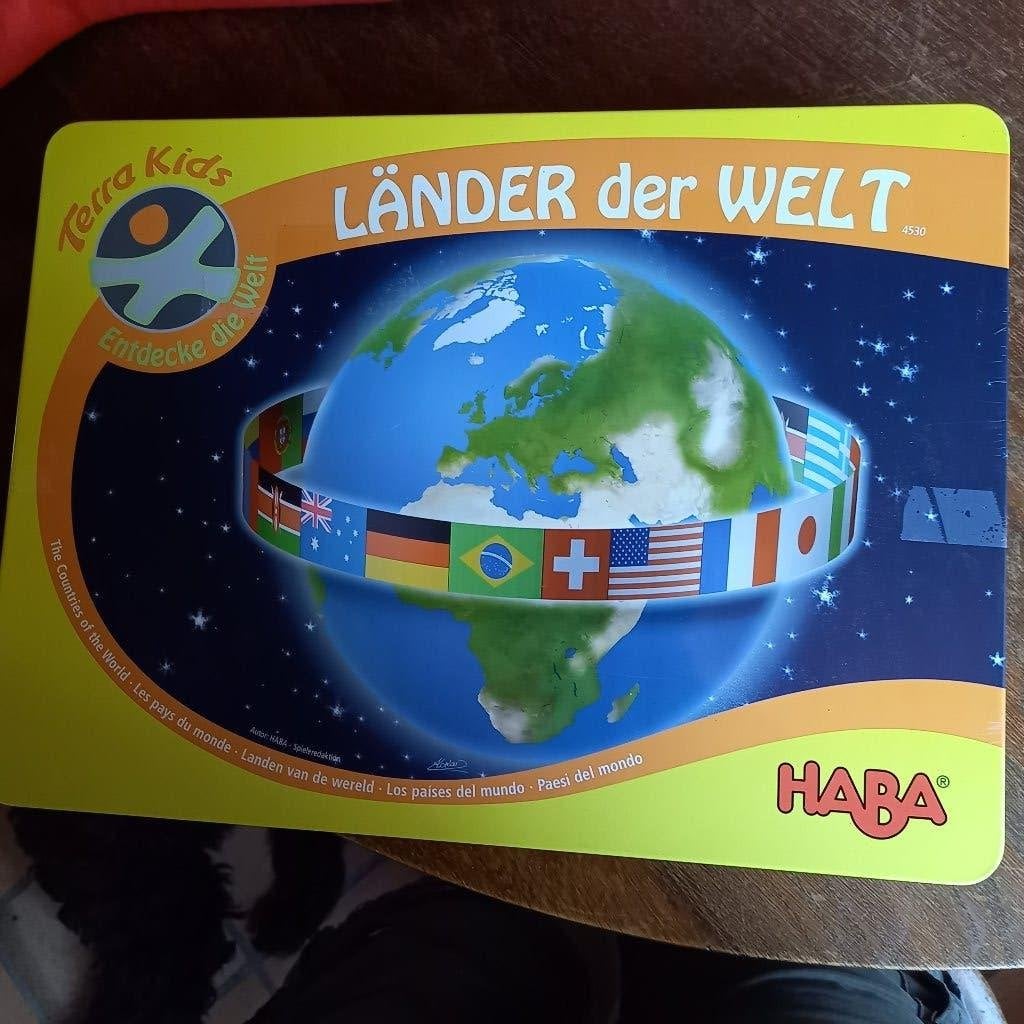 Jeu Haba Pays du monde, Trois ou quatre joueurs, Enlèvement, Neuf, Haba