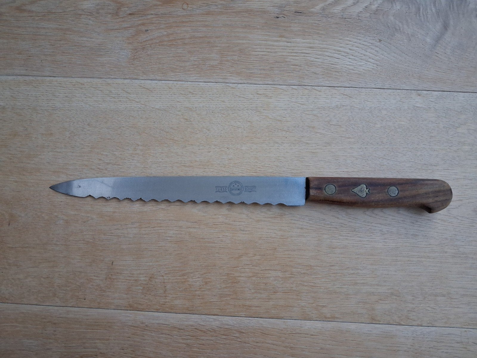 Vintage Friedrich Herder Solingen Broodmes / Keukenmes, Enlèvement ou Envoi