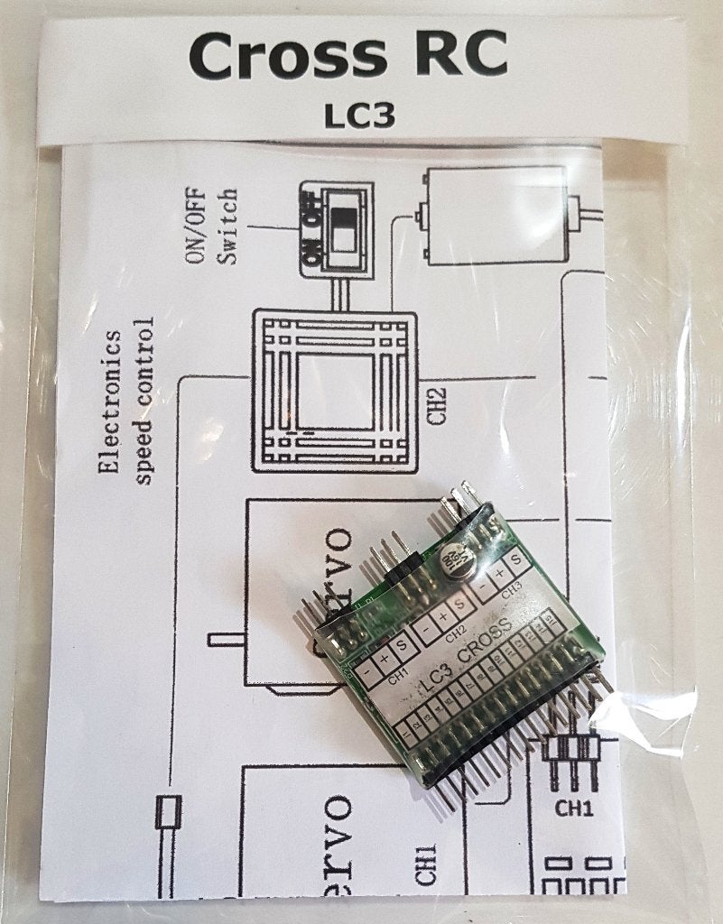 CrossRC BC8 LED Light Controller LC3 #94287007, Elektro, Verzenden, Zo goed als nieuw, Onderdeel