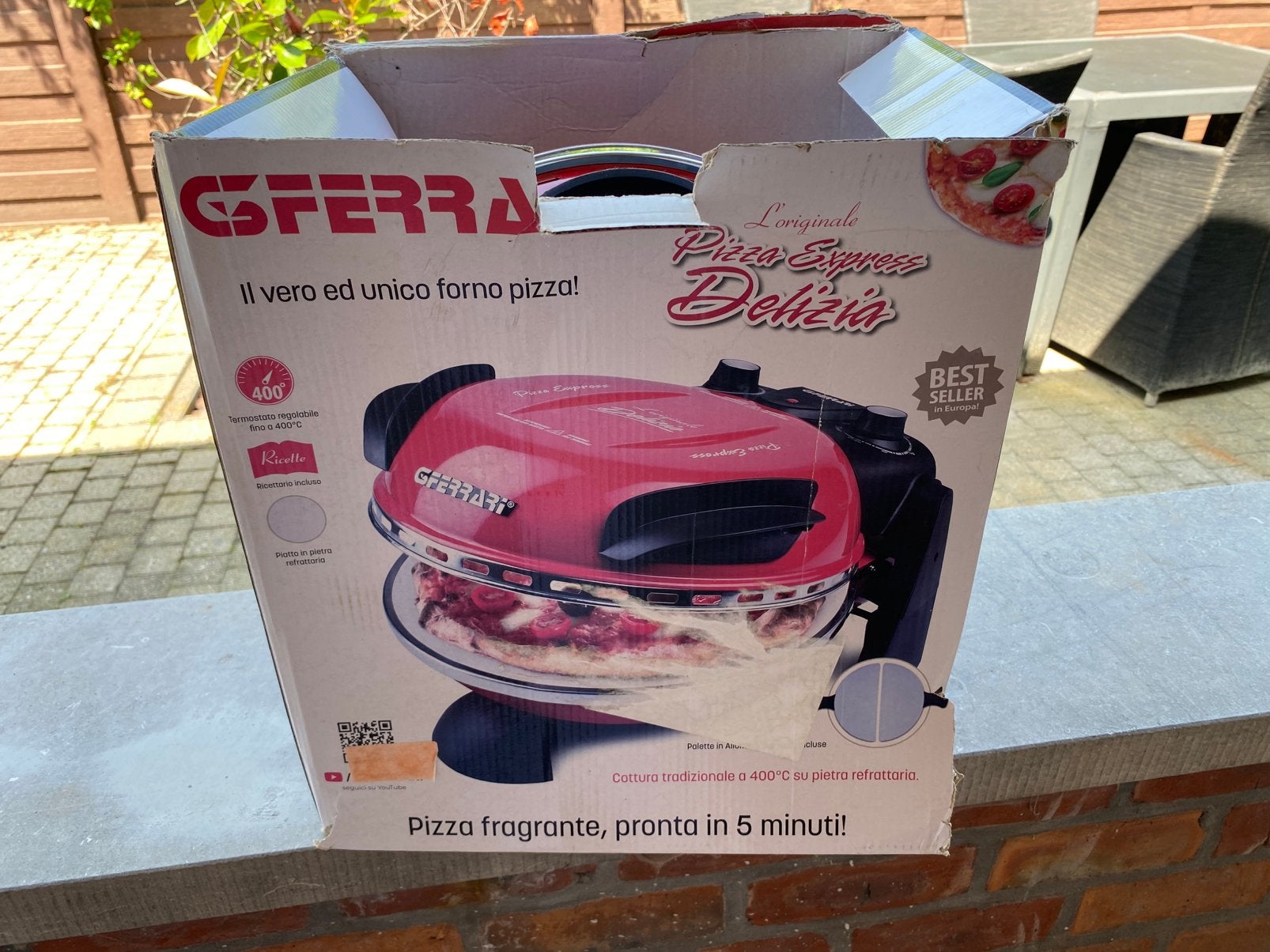 G3Ferrari G1000602 Delizia elektrische pizzaoven EVO, Enlèvement, Utilisé