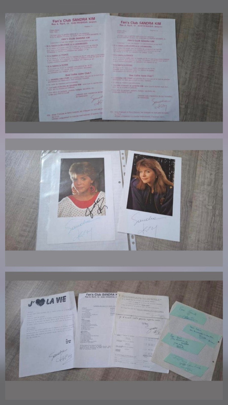 Sandra kim collection / pakket, Ophalen