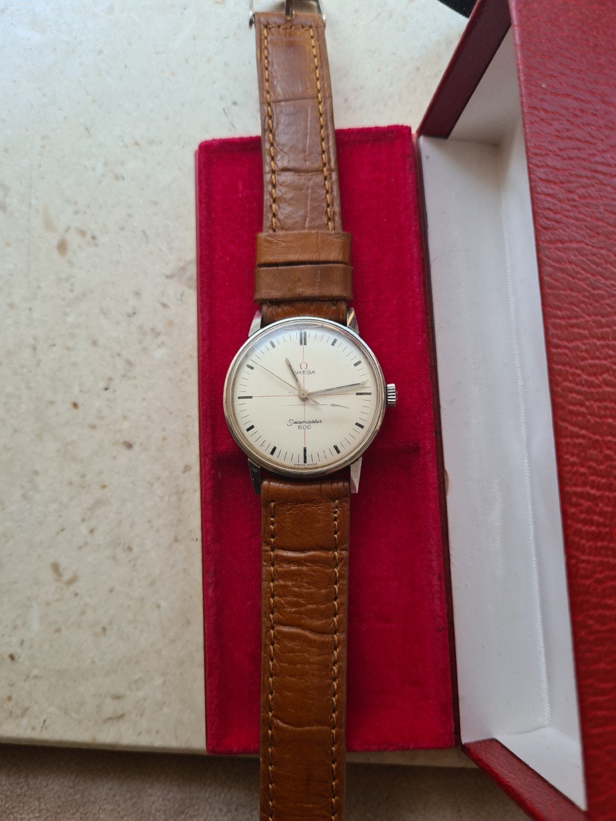 montre omega seamaster 600, Handtassen en Accessoires, Horloges | Dames, Ophalen of Verzenden