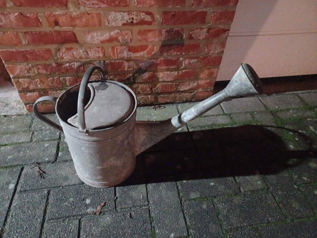 ijzeren gieter, Ophalen, Gebruikt, IJzer