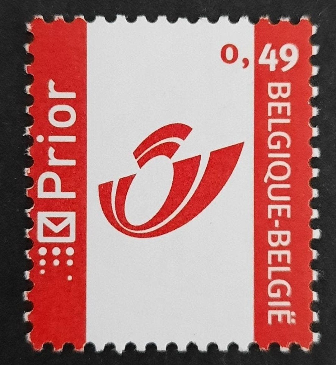 Belgique : COB 3228 ** Corne à courrier rouge 2003., Sans timbre, Neuf, Enlèvement ou Envoi, Non oblitéré