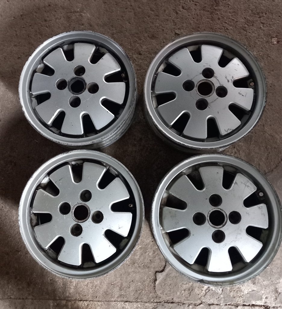 Alu Velgen van Autobianchi A112 Abarth, Auto-onderdelen, Banden en Velgen, Ophalen, Gebruikt, Personenwagen, Velg(en)