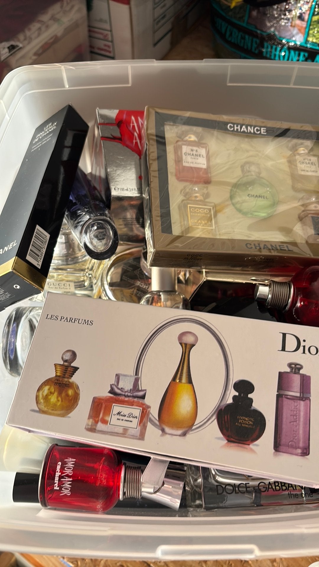 Lot lege parfumflesjes, Ophalen, Gebruikt, Parfumfles