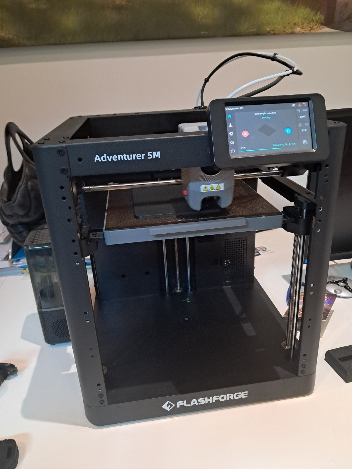 Flashforge Adventurer 5M 3D printer nieuw, Computers en Software, 3D Printers, Ophalen, Zo goed als nieuw, Filament, Flashforge/Bresser