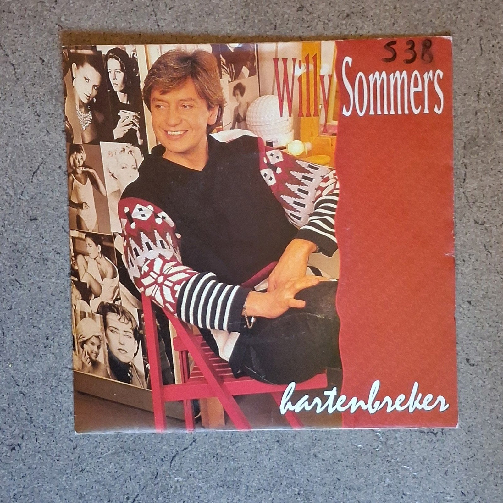 Willy Sommers: Hartenbreker (7"), Cd's en Dvd's, Vinyl Singles, Ophalen of Verzenden