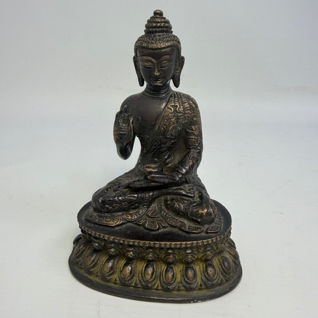 Bouddha Bhaisajyaguru en bronze ancien, Antiquités & Art, Enlèvement ou Envoi