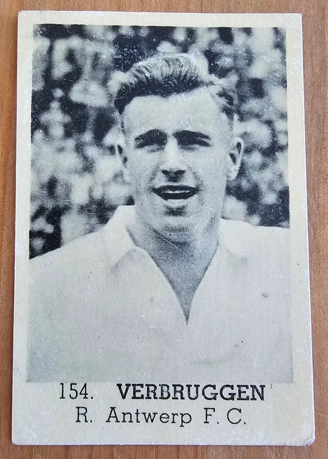 1950s Triporteur (pre panini) 154 Verbruggen Antwerp Voetbal, Ophalen of Verzenden, Zo goed als nieuw, Plaatje