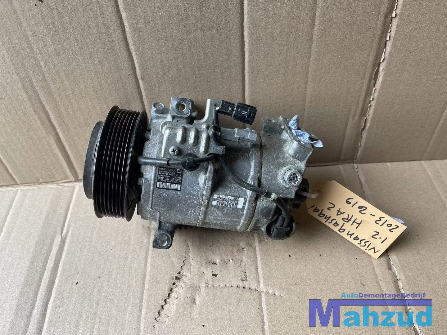 NISSAN QASHQAI 1.2 HRA2 Aircopomp 926004EB0A, Takashima 1-chome 1-1
220-8686  Yokohama, NISSAN_SR@mail.nissan.co.jp, Nissan, Gebruikt