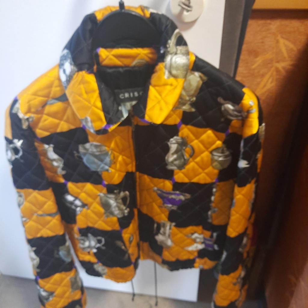CRISCA zijden BOMBERJACK mt.36/38 *NIEUW en ONGEDRAGEN*, Kleding | Dames, Ophalen, Overige kleuren, Nieuw, CRISCA