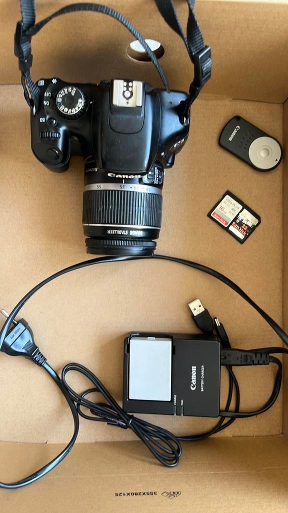 Canon EOS 55D spiegel reflex + toebehoren, Audio, Tv en Foto, Fotocamera's Digitaal, Ophalen of Verzenden, Gebruikt, Spiegelreflex