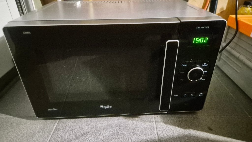 Microgolfoven Whirpool GT285/SL **Lees Beschrijving**, Elektronische apparatuur, Ophalen, Microgolfoven, Crisp, Draaiplateau