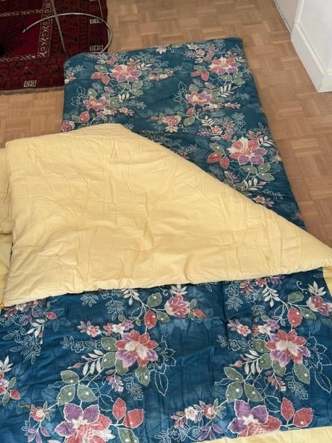 Authentieke Japanse futon set, Huis en Inrichting, Slaapkamer | Bedden, Ophalen, Overige materialen, 100 cm, Eenpersoons