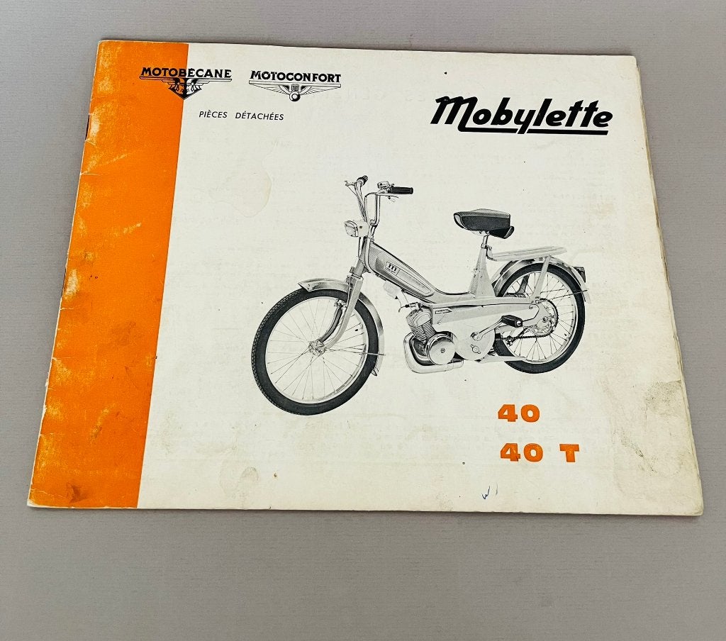 Original Motobecane Mobylette 40 40T Parts Catalogue 1970, Ophalen of Verzenden, Gebruikt, Overige typen, Overige merken