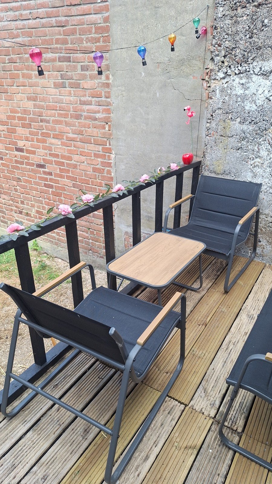 tuinset, Ophalen