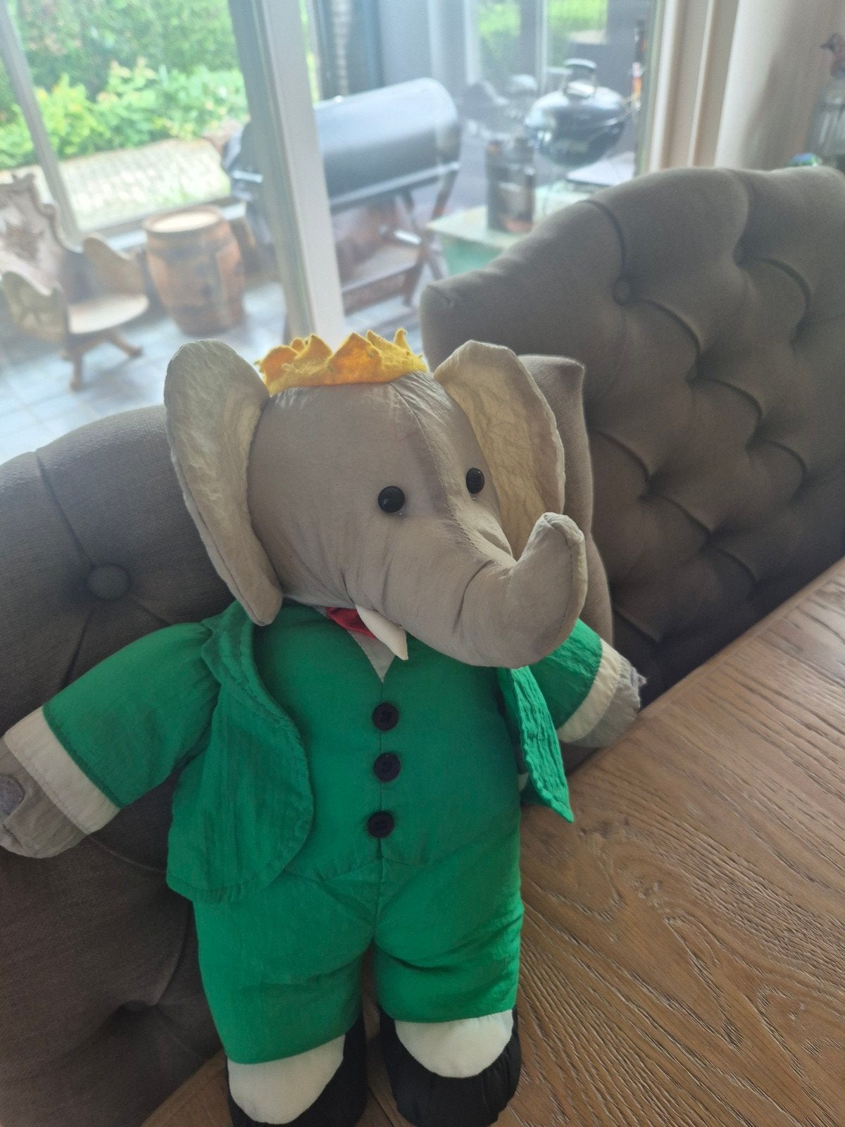 Babar vintage olifant kmuffel, Ophalen of Verzenden