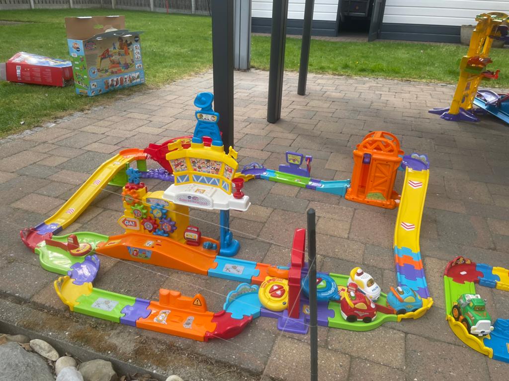 Vtech racebaan, Kinderen en Baby's, Speelgoed | Vtech, Ophalen, Zo goed als nieuw