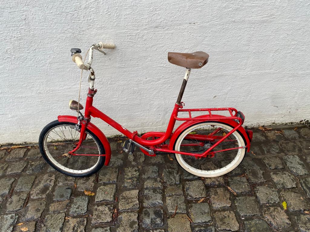 Retro plooifiets, Ophalen, Gebruikt