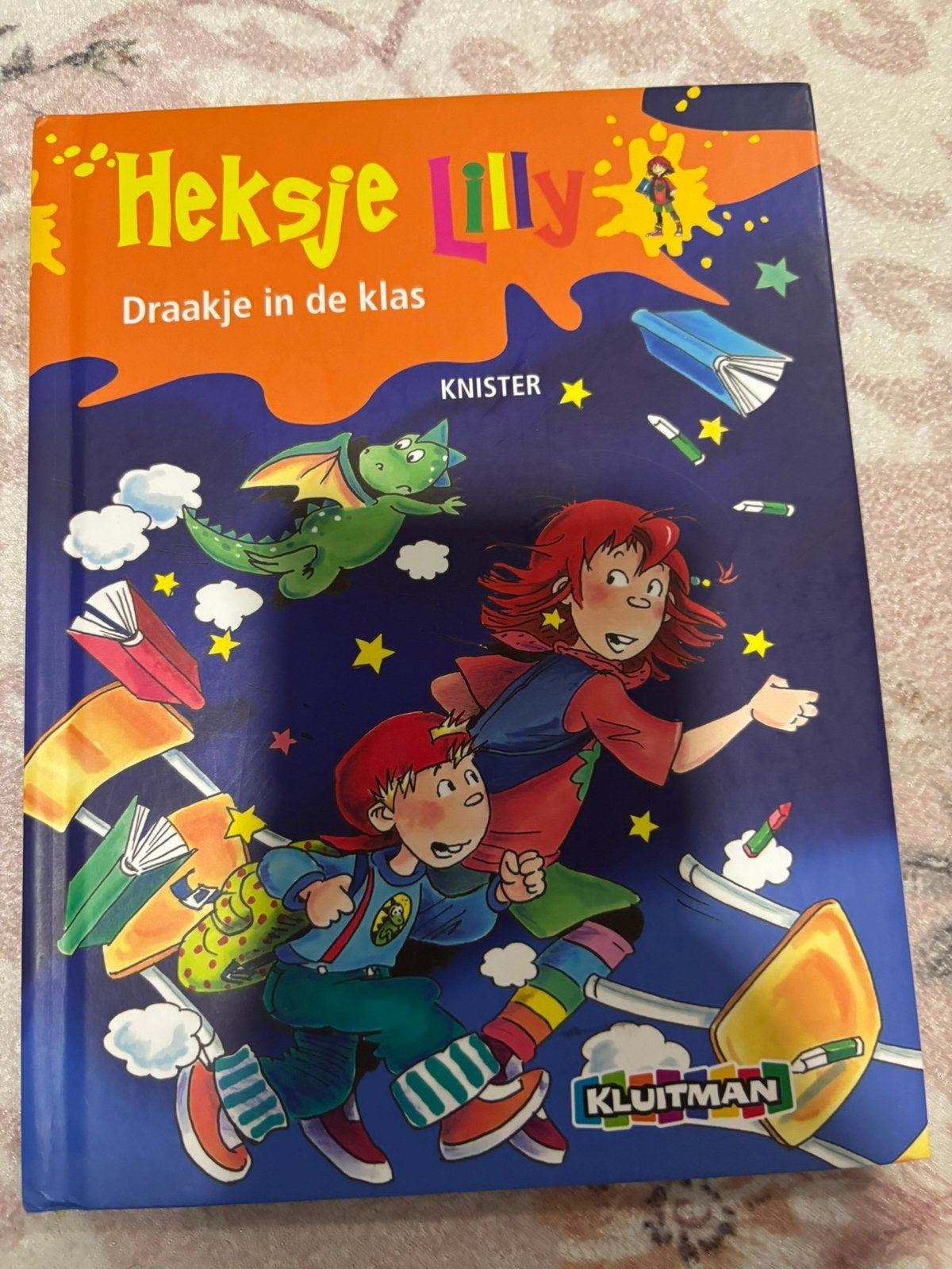 Heksje Lilly: Draakje in de klas – Knister – Kluitman, Boeken, Ophalen, Zo goed als nieuw