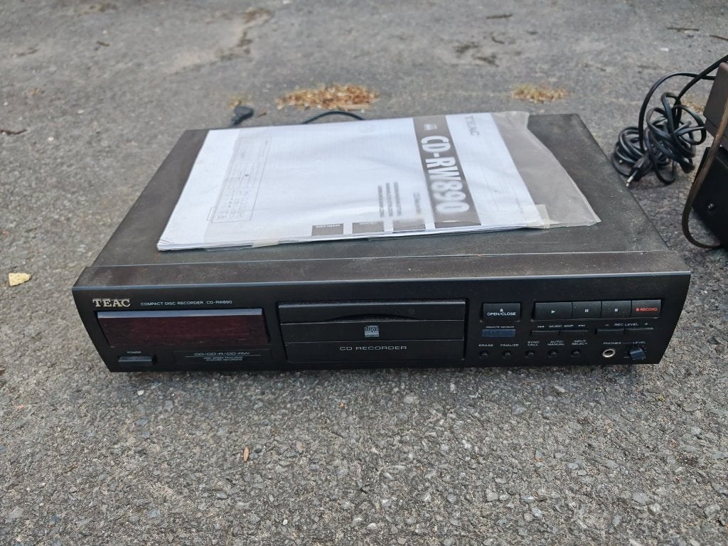TEAC CD-RW890MK2 audio-cd-recorder, Audio, Tv en Foto, Bandrecorder, Ophalen