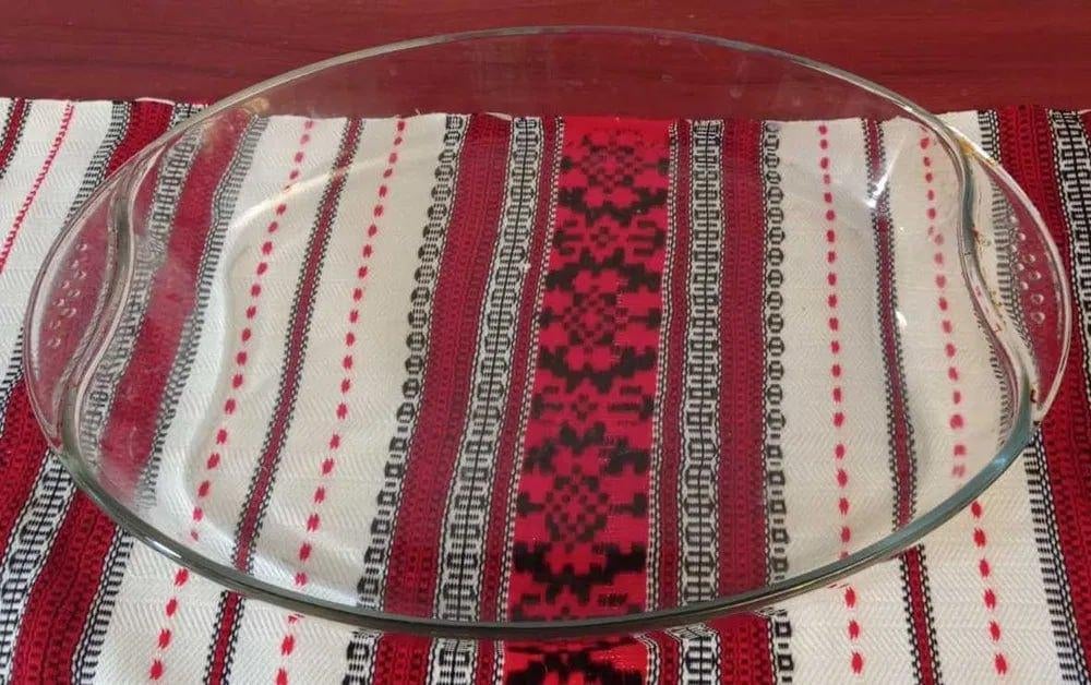Ovenschaal van vuurvast glas, Ophalen of Verzenden, Effen, Kop(pen) en/of Schotel(s), Glas