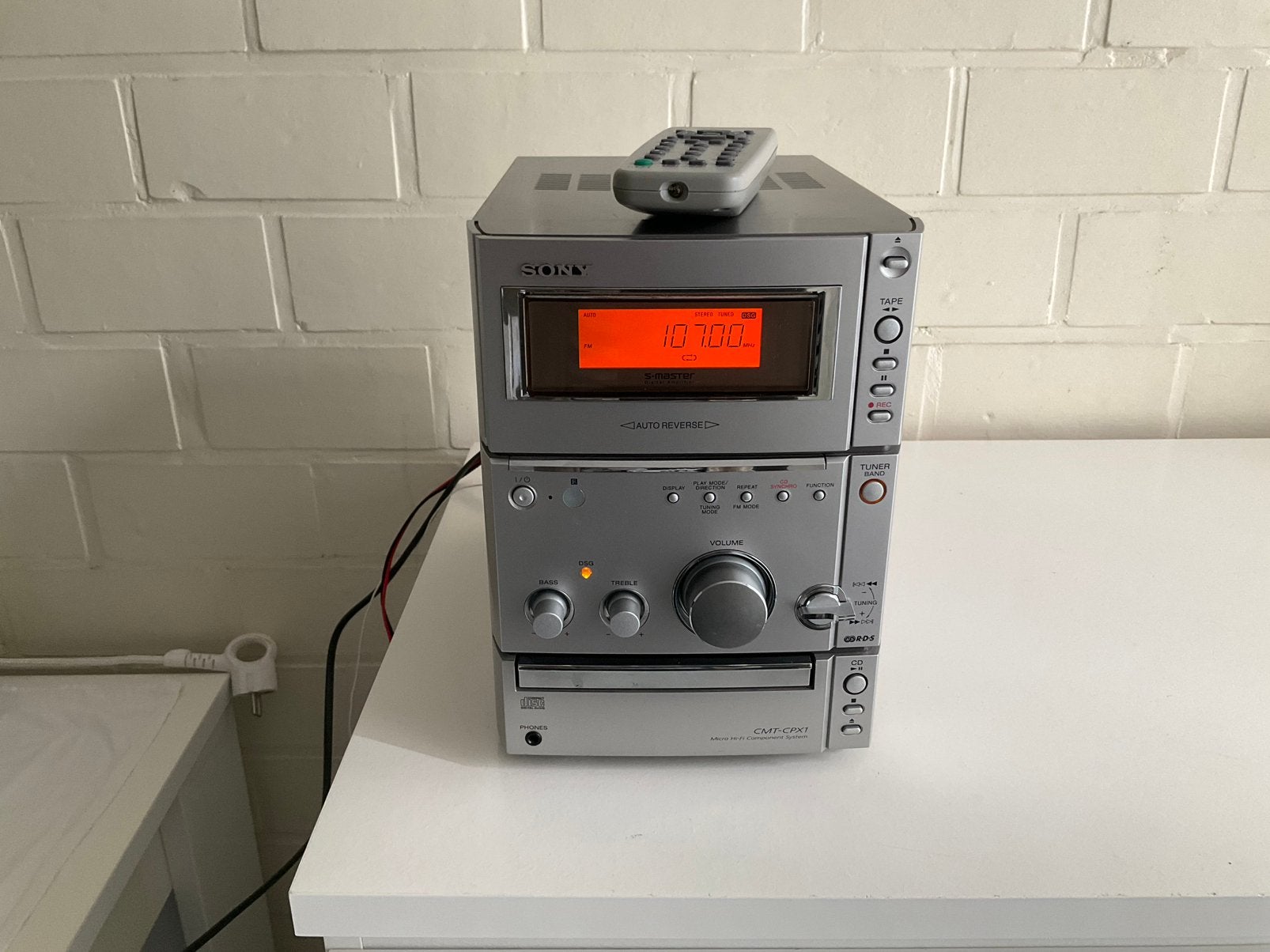 Sony CMT CPX 1, mini-chaîne stéréo, 2 x 50 W, Enlèvement, Comme neuf