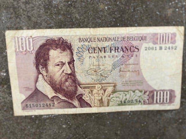 BILLET DE 100 FRANCS BELGES LAMBERT LOMBARD, Enlèvement ou Envoi, Billets en vrac