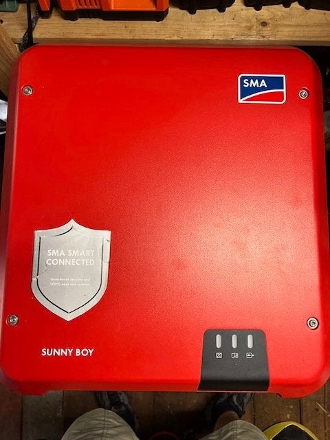 SMA Omvormer voor Zonnepanelen 5000 Watt, Elektronische apparatuur, Ophalen of Verzenden, Zo goed als nieuw