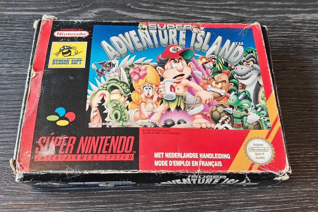 Super adventure island SNES Super Nintendo, Ophalen of Verzenden, Gebruikt