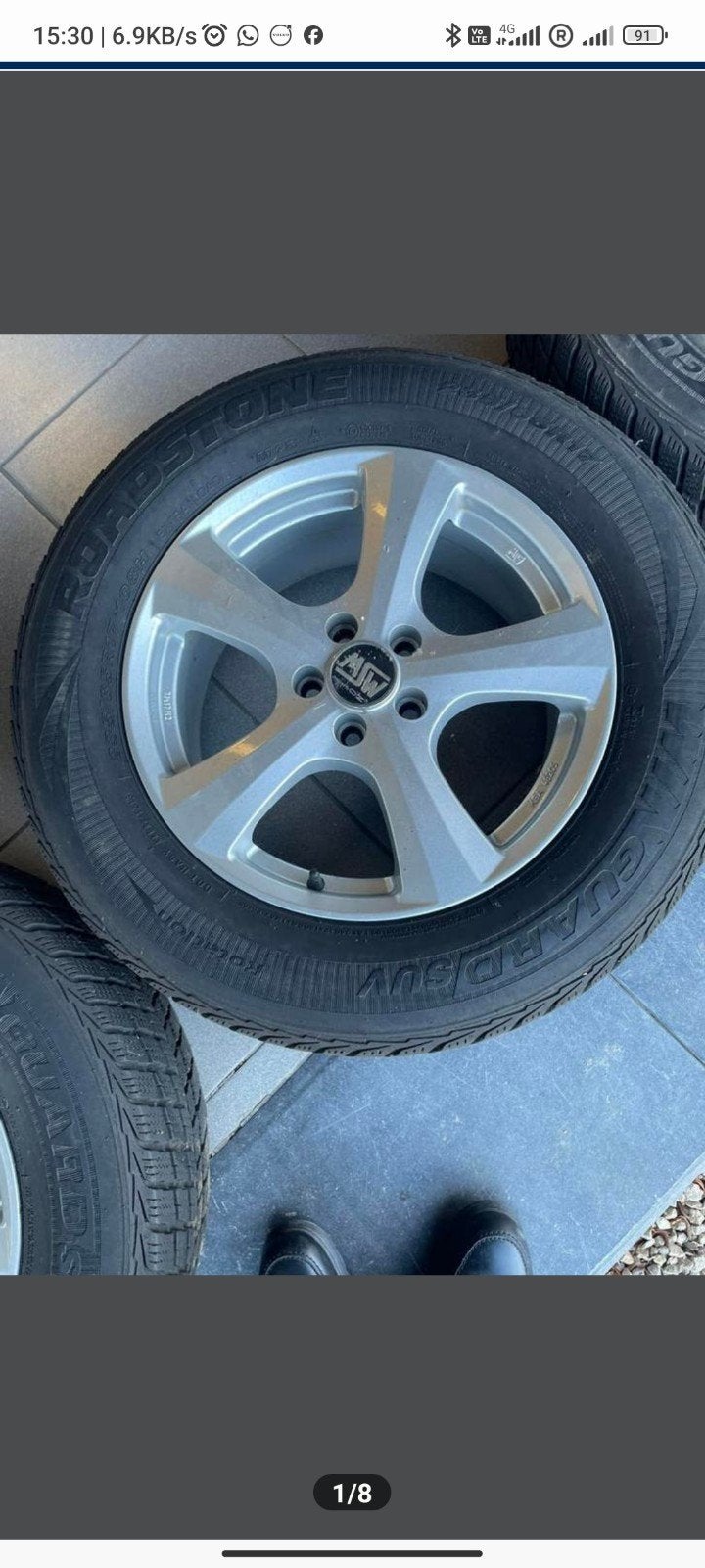 4 jantes originales Volvo XC60 – 17 pouces – Excellent état, Autos : Pièces & Accessoires, 4 Saisons, Enlèvement ou Envoi, Véhicule tout-terrain