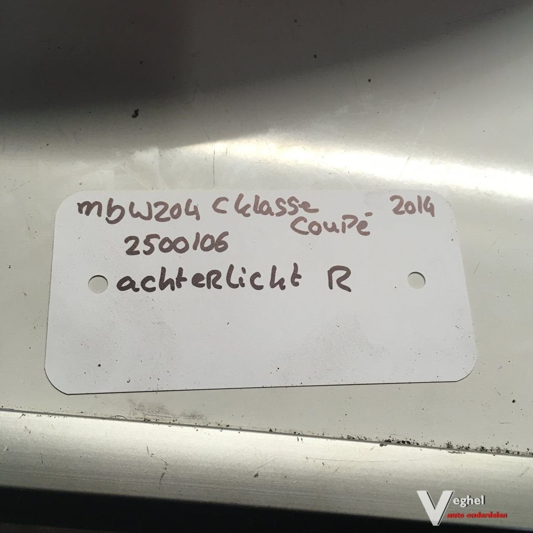 Mercedes C Klasse Coupe C204   2500106  Achterlicht met led, Auto-onderdelen, Gebruikt, -, -, Ophalen of Verzenden