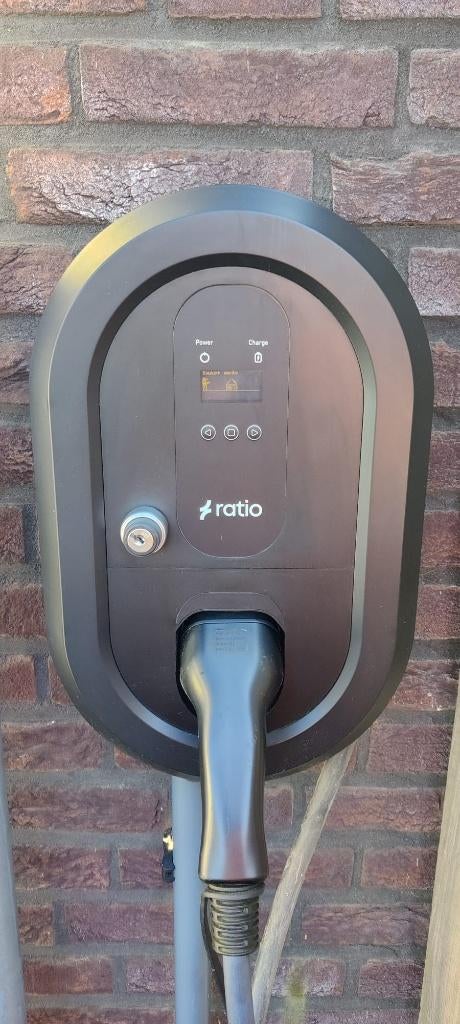Ratio EV Solar Box Black 3F32A 22kW Type 2 Kabel 5m laadpaal, Enlèvement ou Envoi, Comme neuf, Borne de recharge